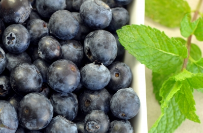 blueberries, mint, healthy snacks, groceries, food, mindful eating