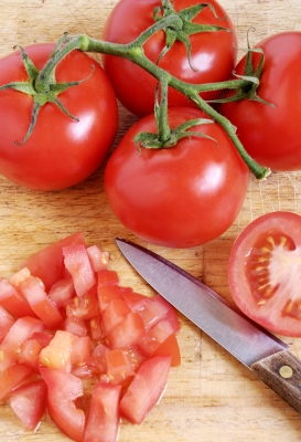 tomatoes, whole grain bulgur pilaf